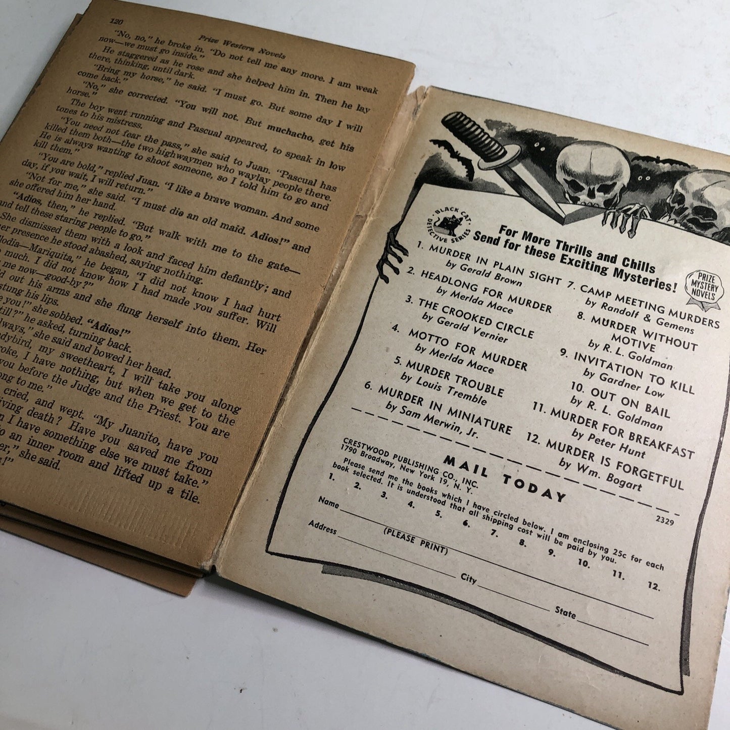 Wolf's Candle by Dane Coolidge 1947 Paperback Reprint Of Original 1935 Western