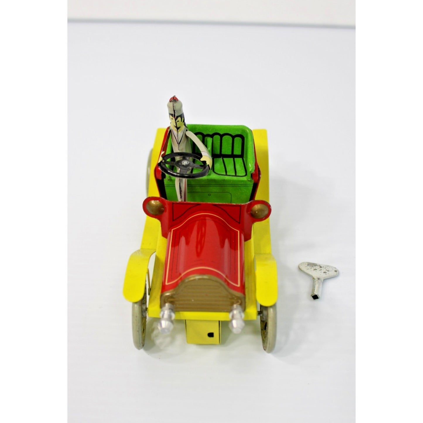 Boxed Wind-up Tin Toy Collectible Car w/ Key MS267- New Old Stock, VTG Nostalgia