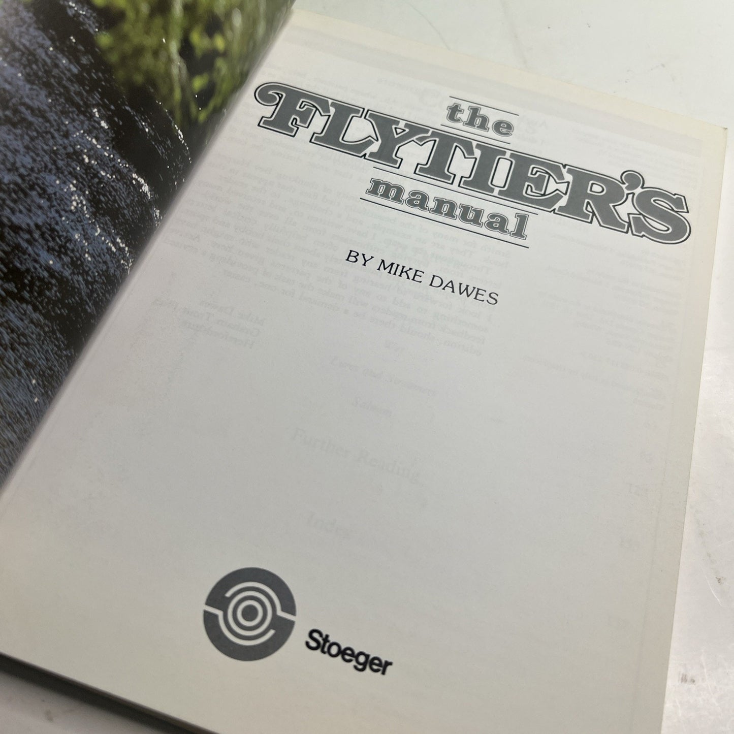 The Flytier's Manual Book by Mike Dawes 1985 Paperback Reference Fly Patterns