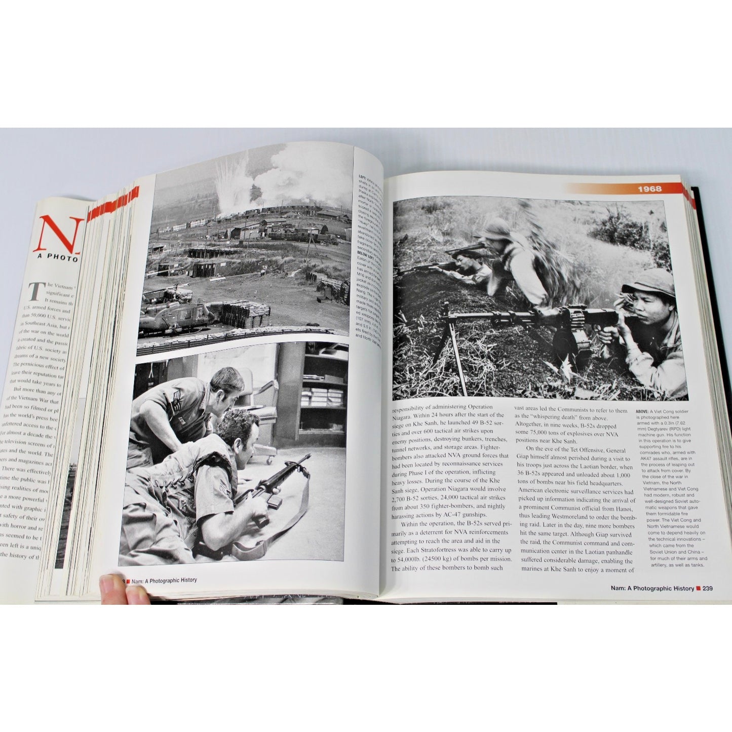 NAM: A Photographic History By Daugherty & Mattson, 2004, Vietnam War, HC/ DJ