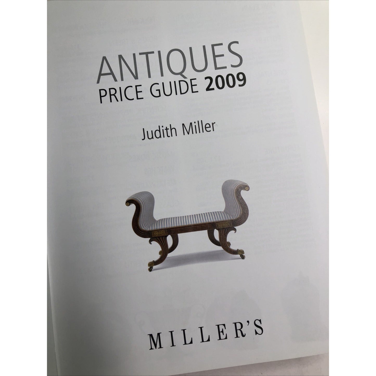 Miller's Antiques Price Guide 2009 by Judith Miller HC DJ 30th Anniversary Ed.