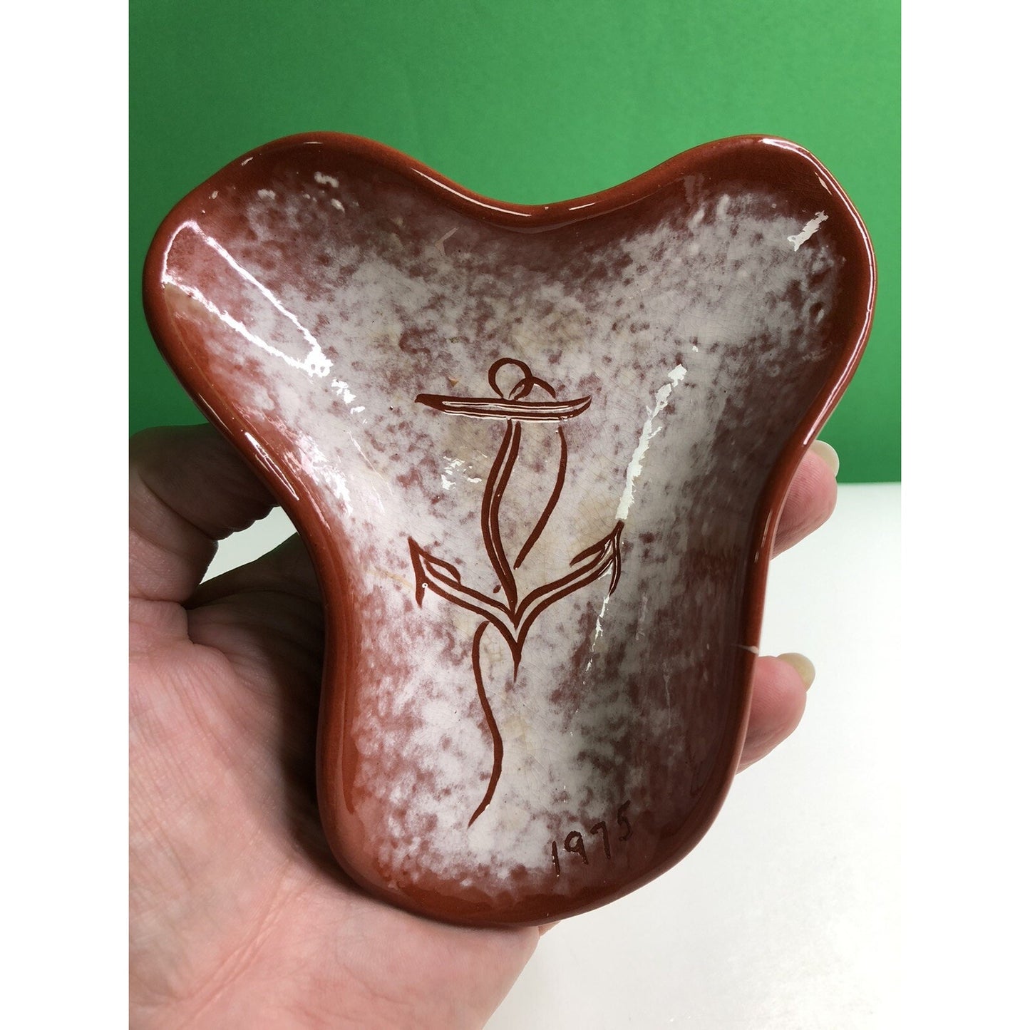 1975 Fairhope Alabama AL Pottery Dish Or Ashtray Marked Fall Conference Anchor