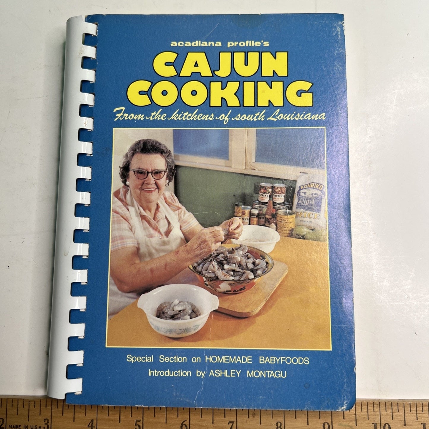 Acadiana Profile’s CAJUN COOKING South Louisiana Ashley Montagu 1980 Spiral