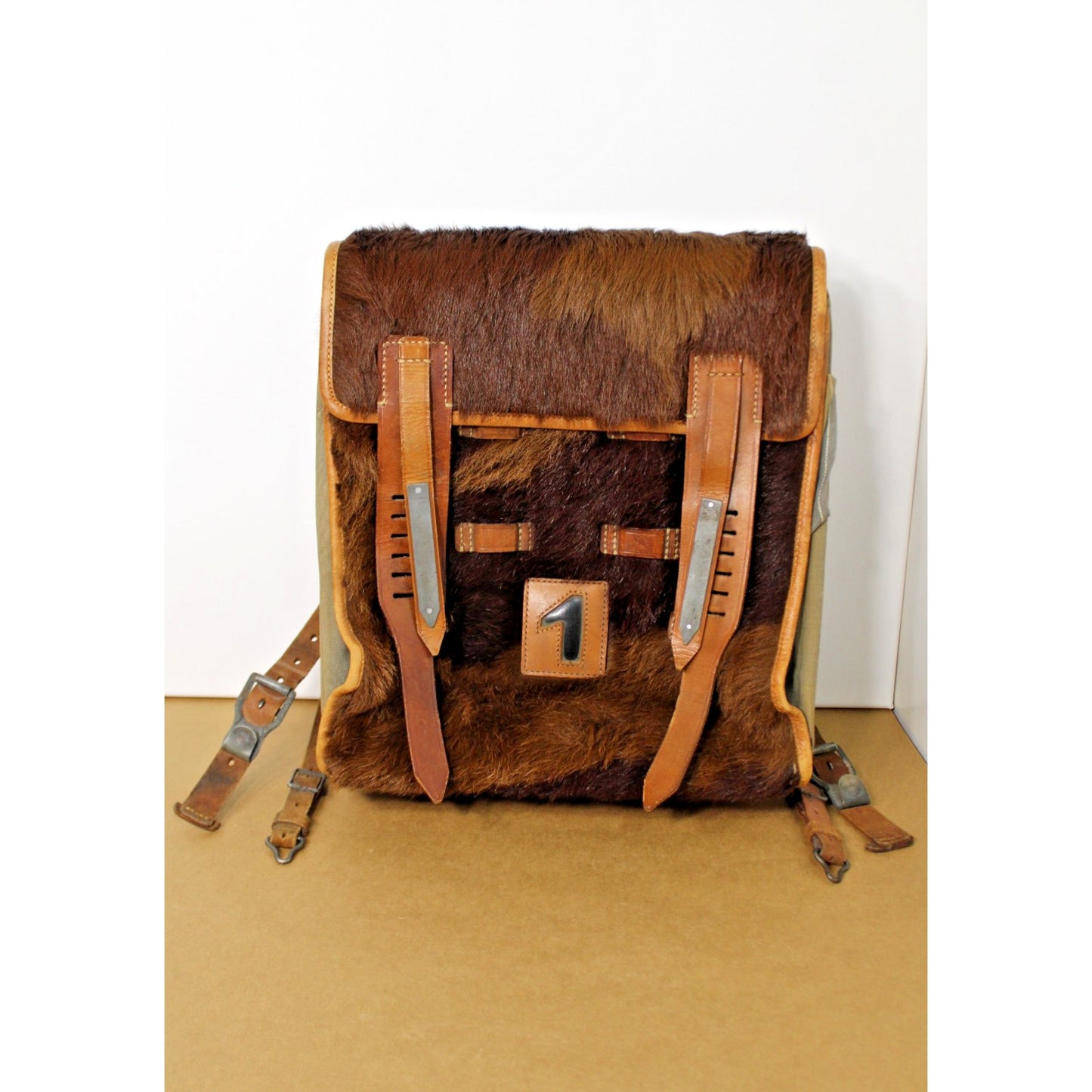 Original WWII German Wehrmacht Radio Signalman's Horse Hair M34 Backpack No. 1
