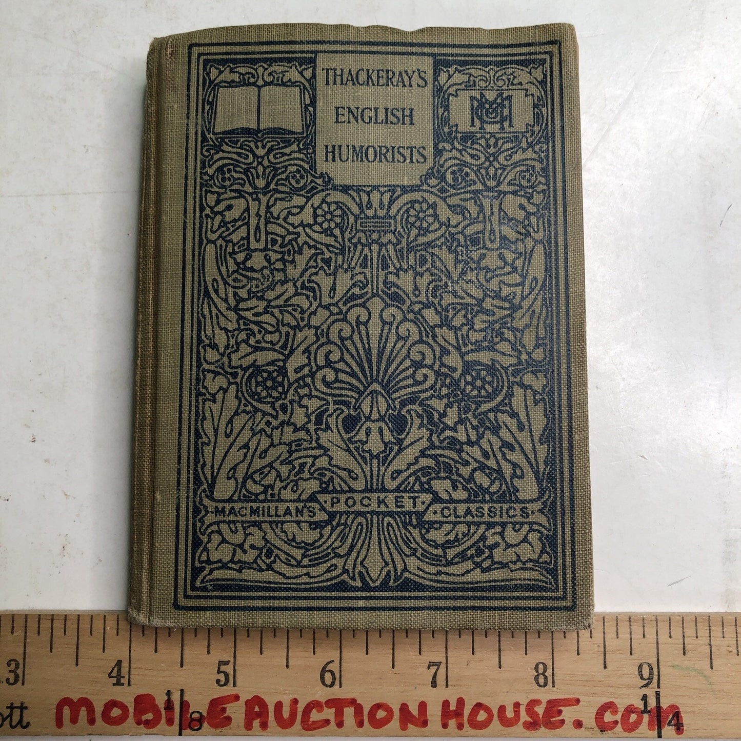 Vintage THACKERAY’S ENGLISH HUMORISTS Macmillan’s Pocket Classics NY 1910