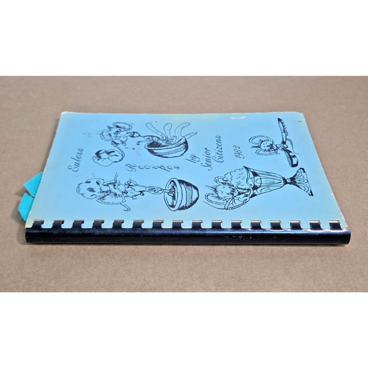 Vintage 1982 Euless Texas Community Cookbook - Local Senior Citizen Recipes