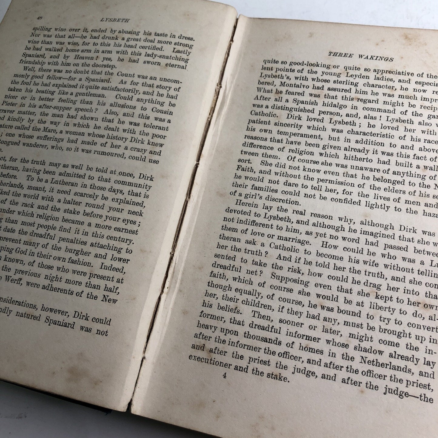 1901 LYSBETH A Tale Of The Dutch by H. RIDER HAGGARD HC Illustrated