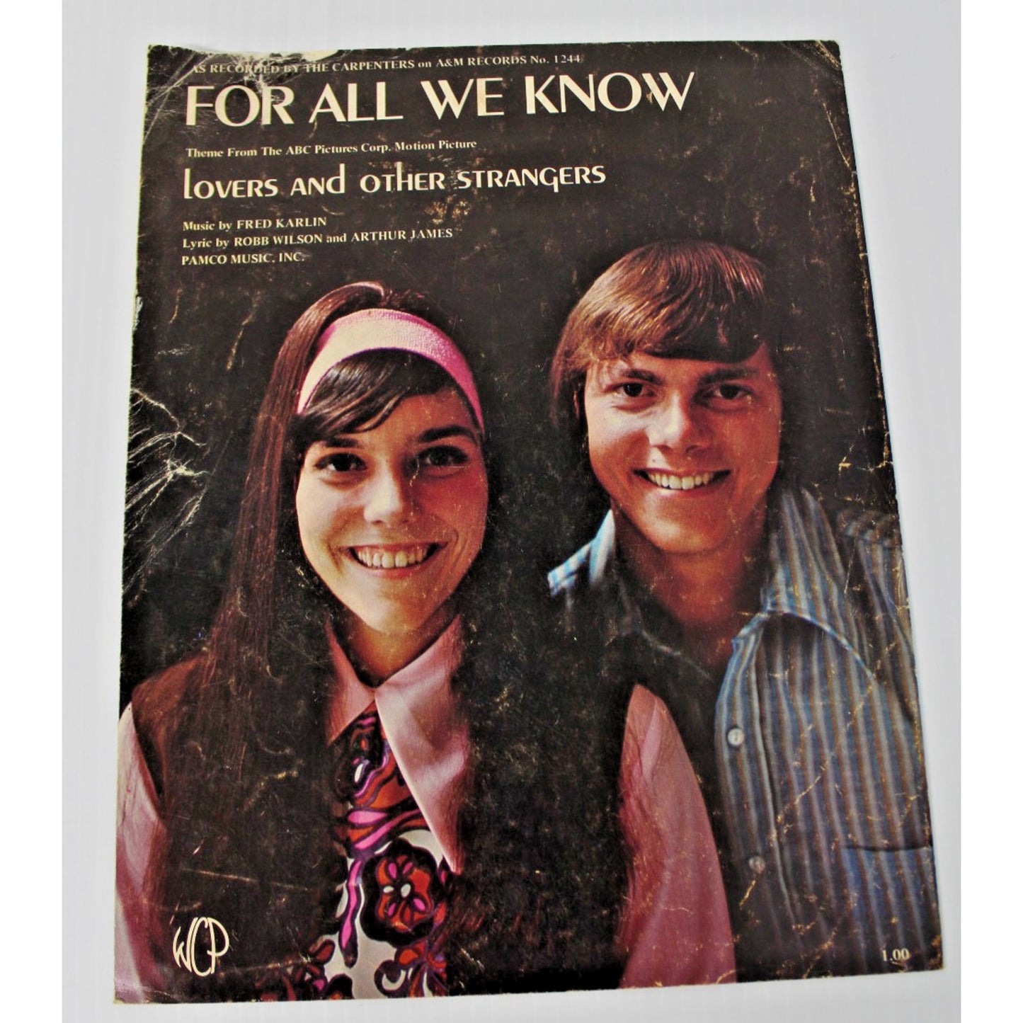 Vintage 1960s, 1970s Popular Music for Piano Sheet Music With Song Book