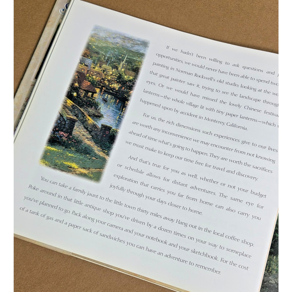 Simpler Times by Thomas Kinkade 1996 Hardcover Art Book - Very Good Condition