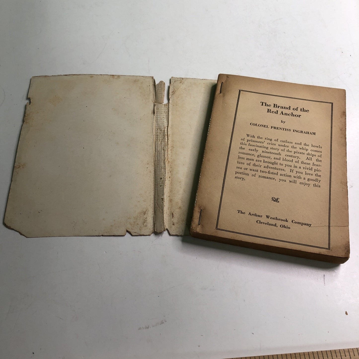 Brand of the Red Anchor by Col. Prentiss Ingraham 1930 Arthur Westbrook PIRATE