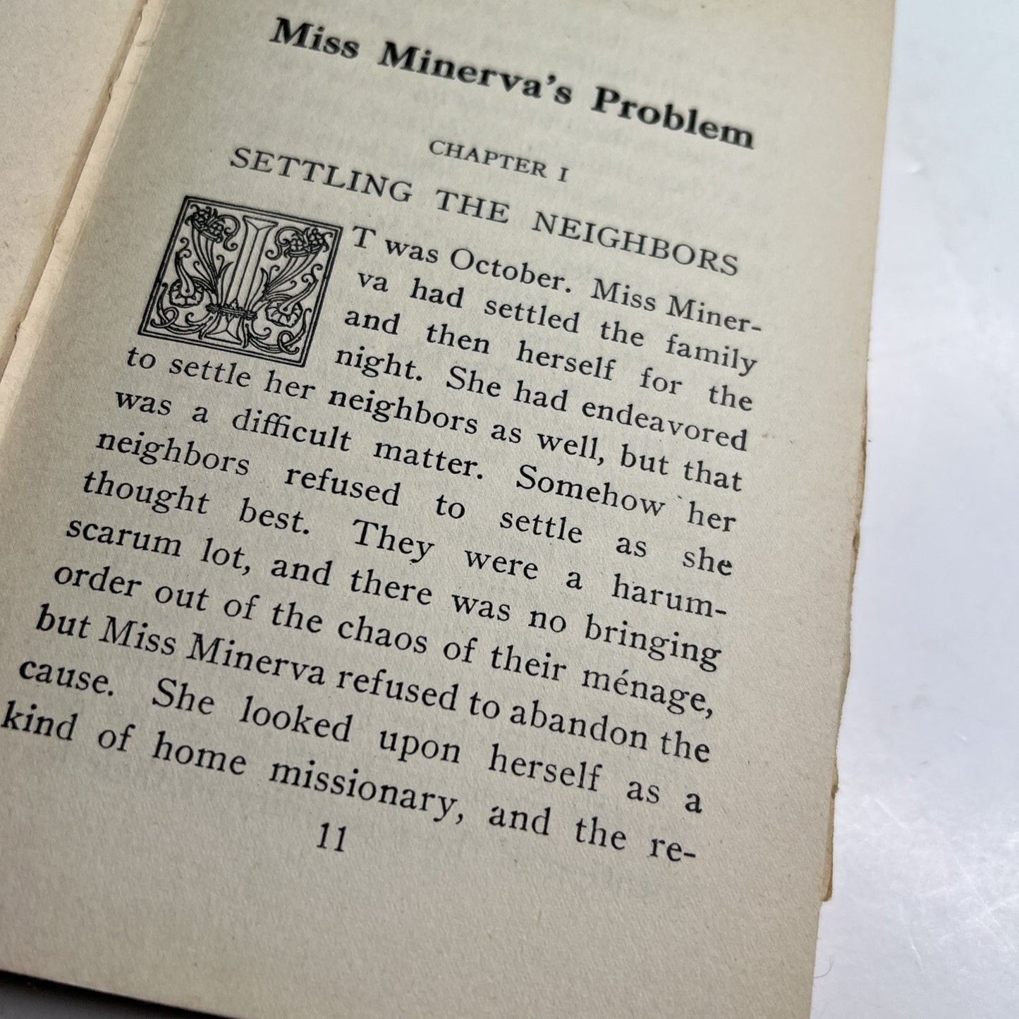 RARE 1936 1st Edition of Miss Minerva's Problem by Emma Speed Sampson HC Illus.