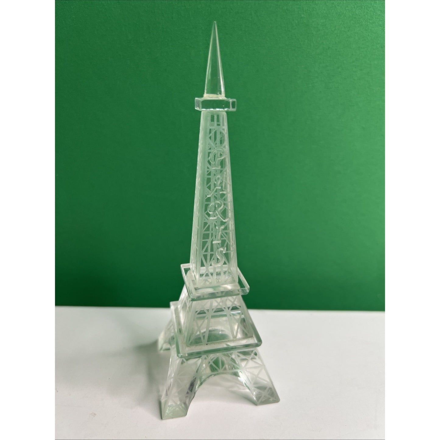 Crystal Eiffel Tower Paris Figurine 5.75" Rare Collectible