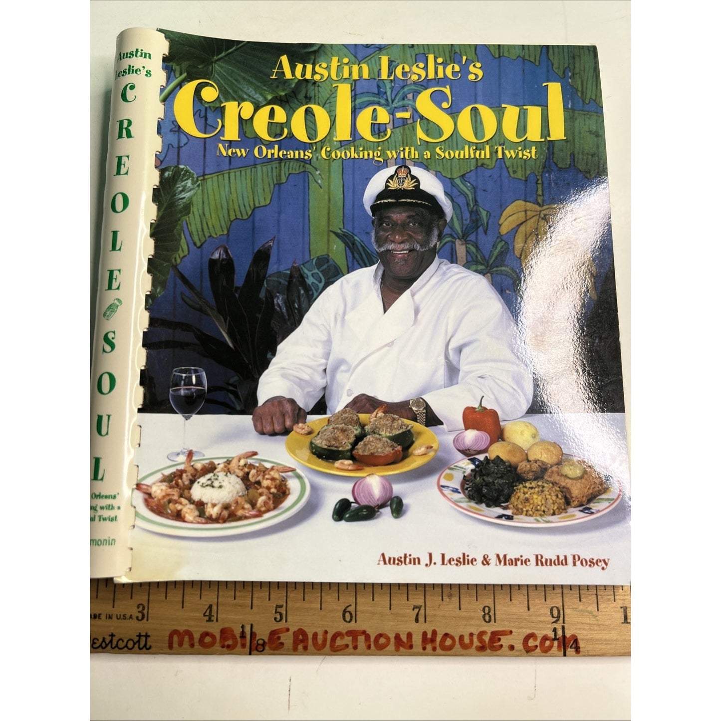 Austin Leslie's Creole-Soul New Orleans’ Cooking Soulful Twist *SIGNED* 2000