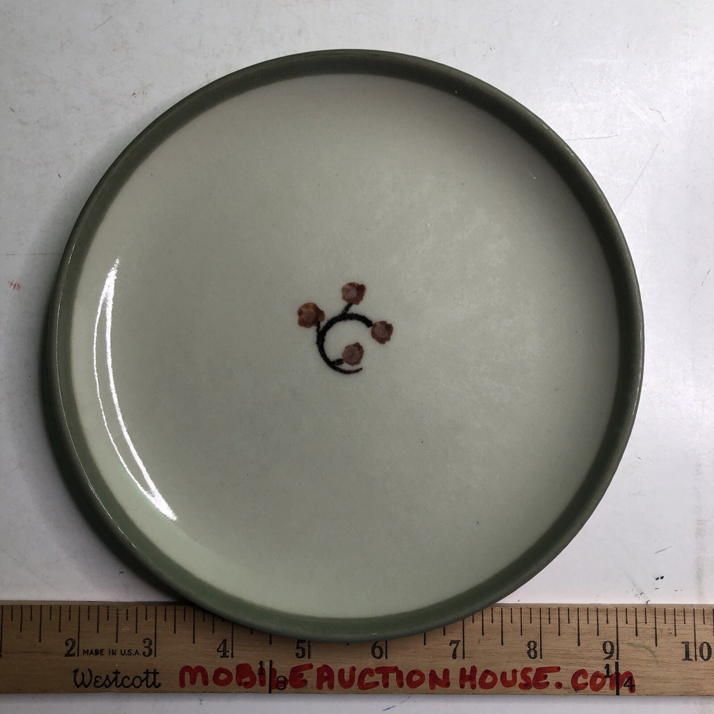 Winfield Gabriel Pasadena Pottery 7.5” Plate Twig & Tweed #227 Handmade