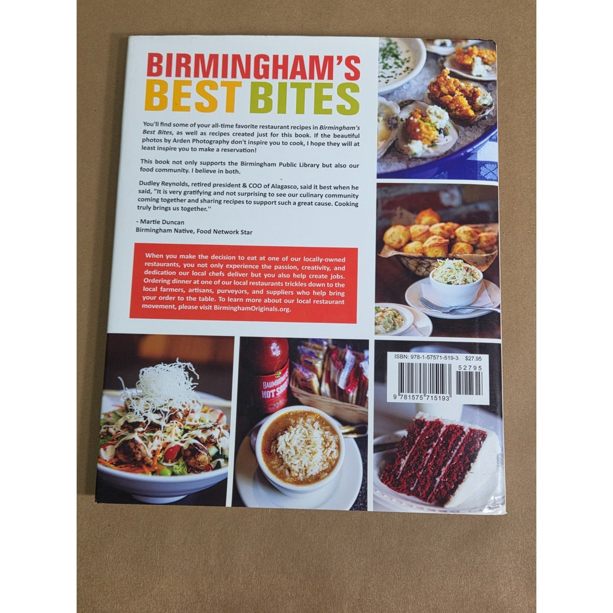 Out Of Print "Birmingham's Best Bites" Alabama Cookbook Beard Winner Recipes OOP