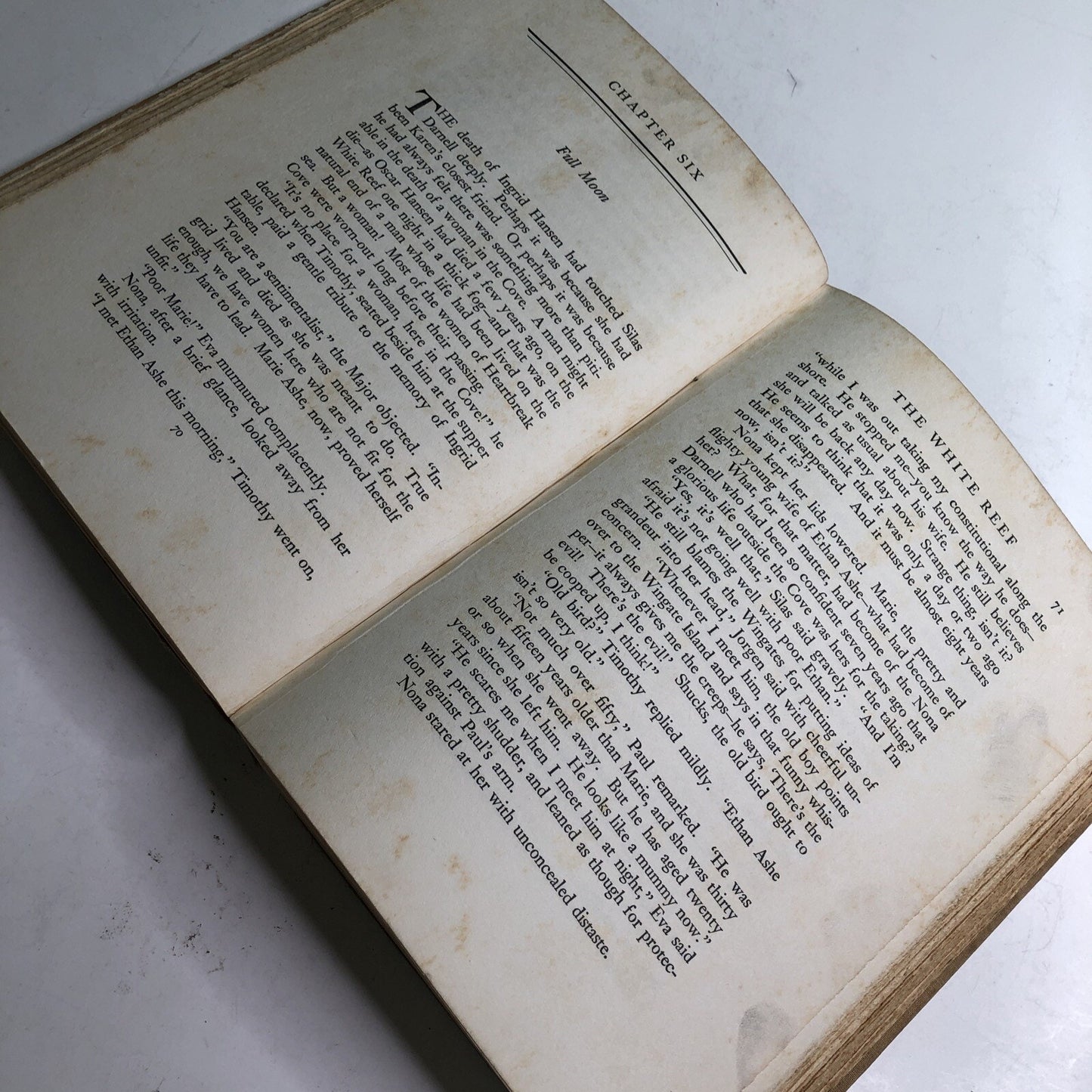 The White Reef by Martha Ostenso Hardcover Book 1934 US Edition