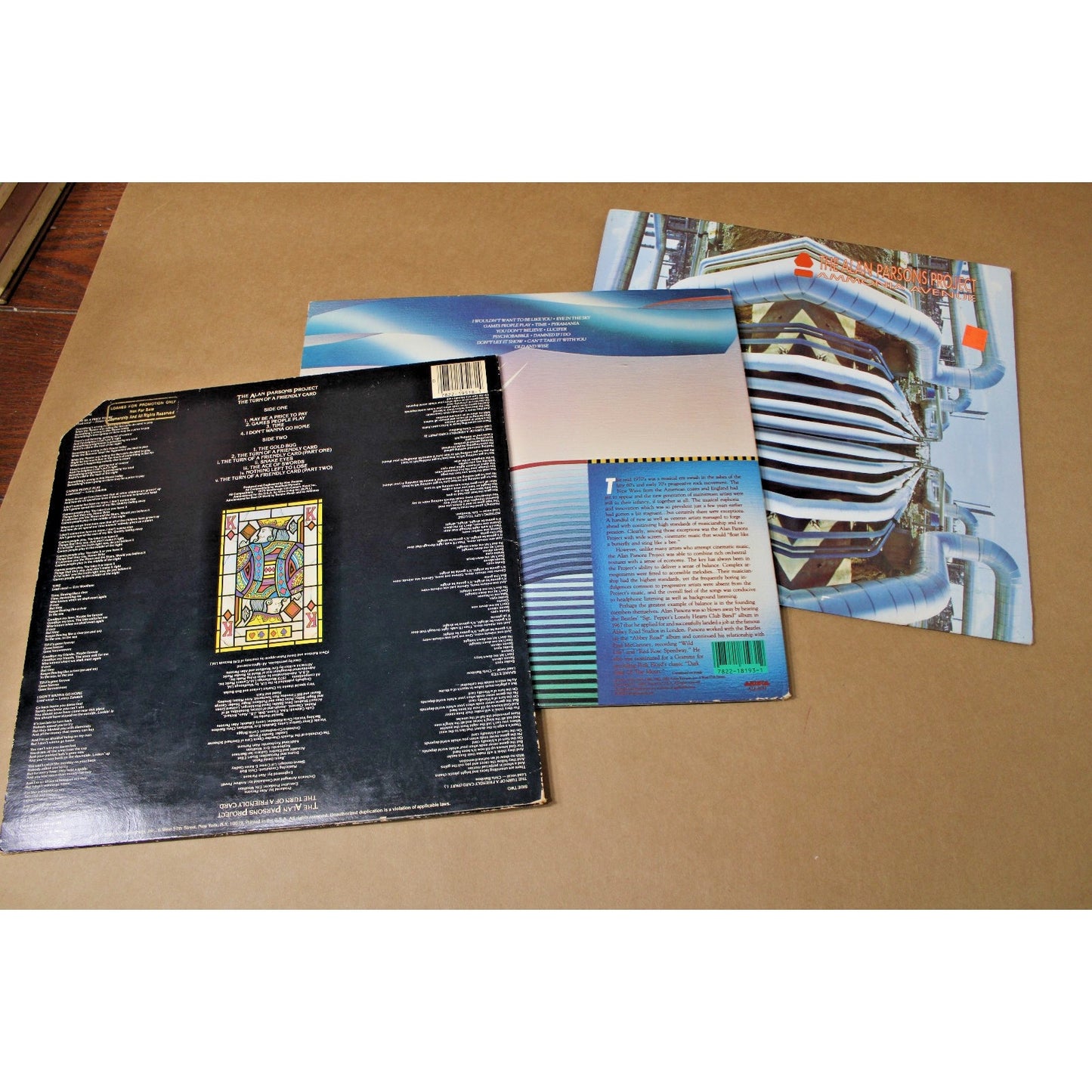 Lot of 3 Albums, Alan Parsons Project, Innovative Progressive Art Rock