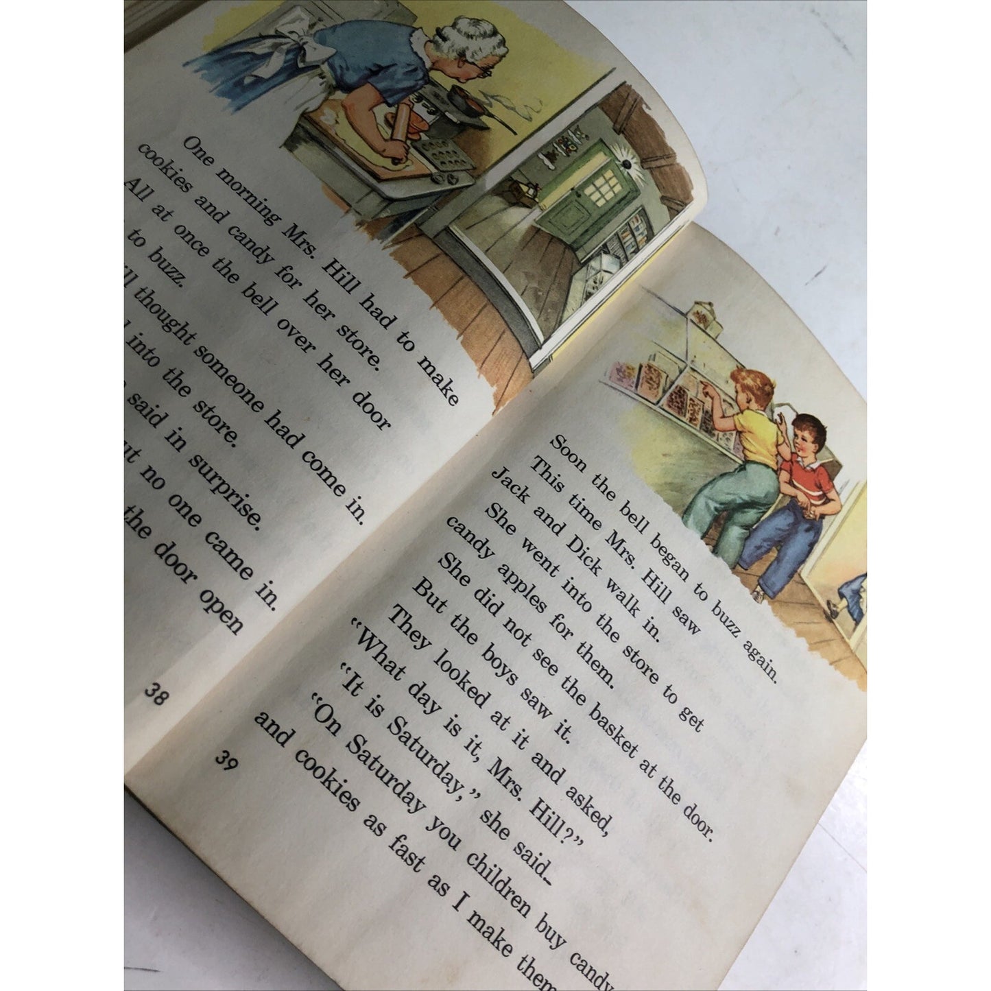 Rare 1956 The New Friends and Neighbors Dick and Jane New Basic Readers HC