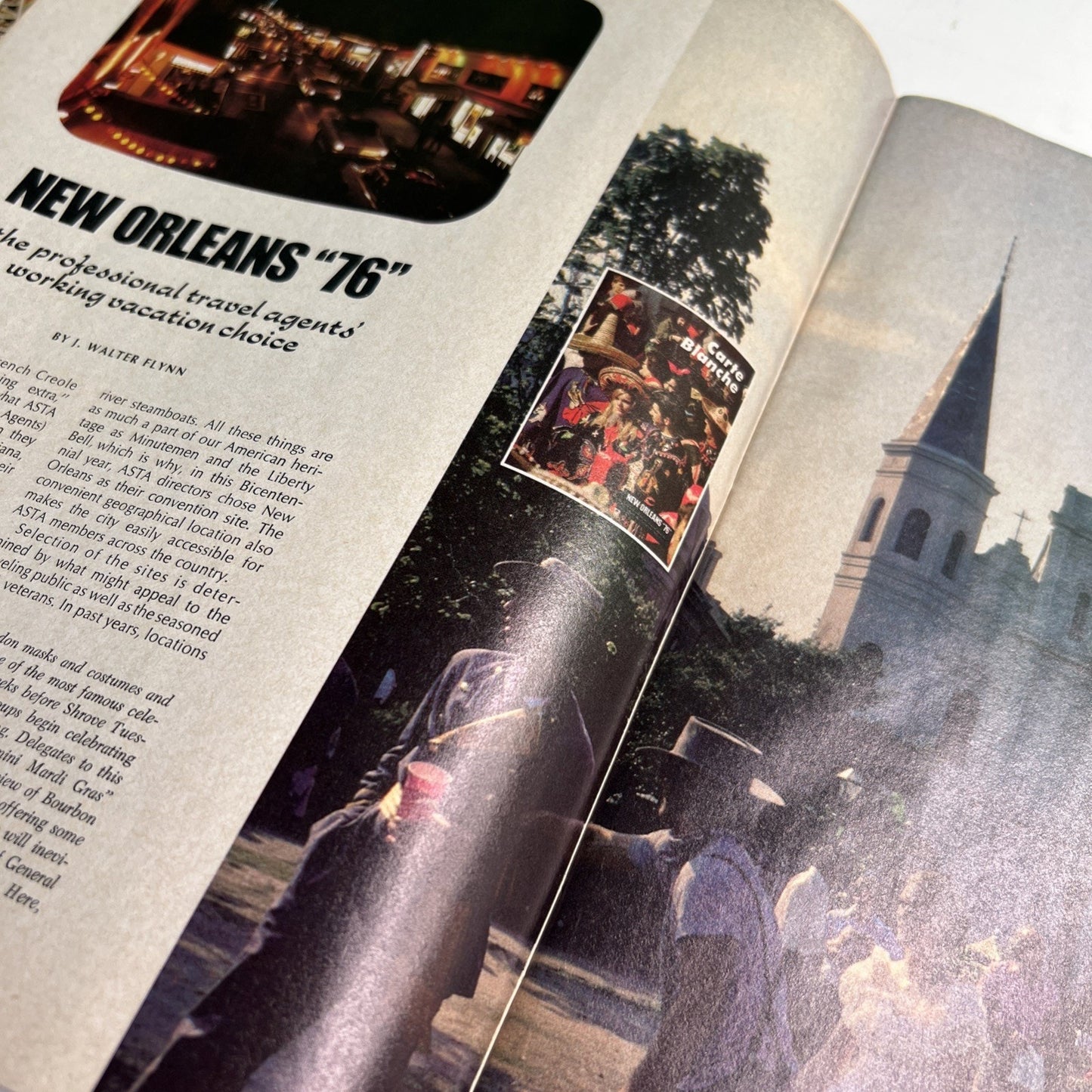 Carte Blanche Magazine Sept/Oct 1976 Prestige Dining Travel NEW ORLEANS LA