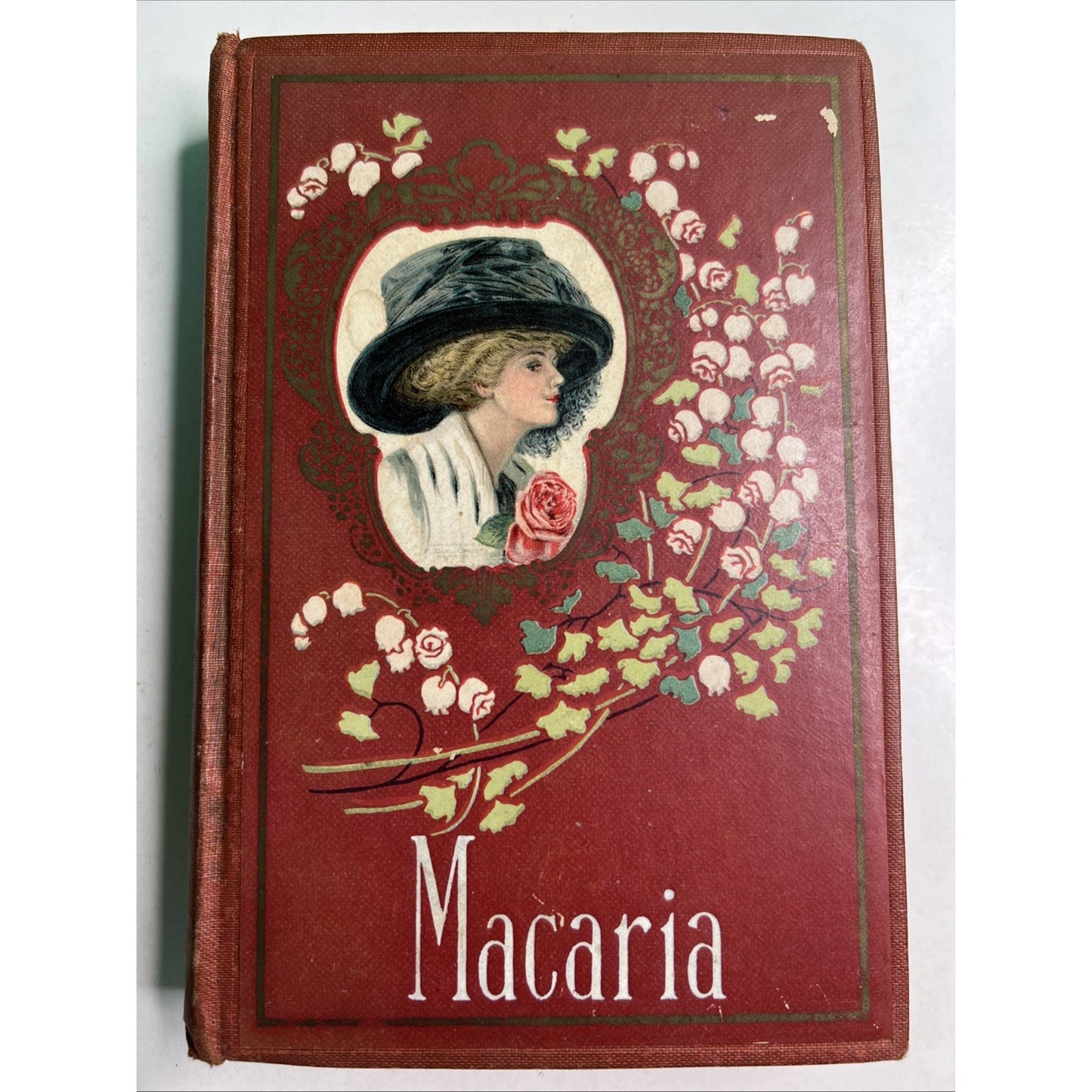 MACARIA by Augusta J. Evans Wilson circa 1900 Antique HC Novel