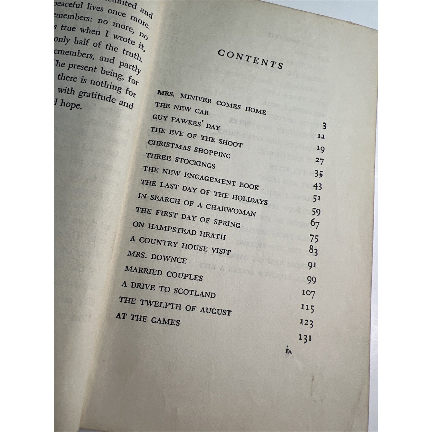 1942 HC by Jan Struther MRS. MINIVER Ex Library