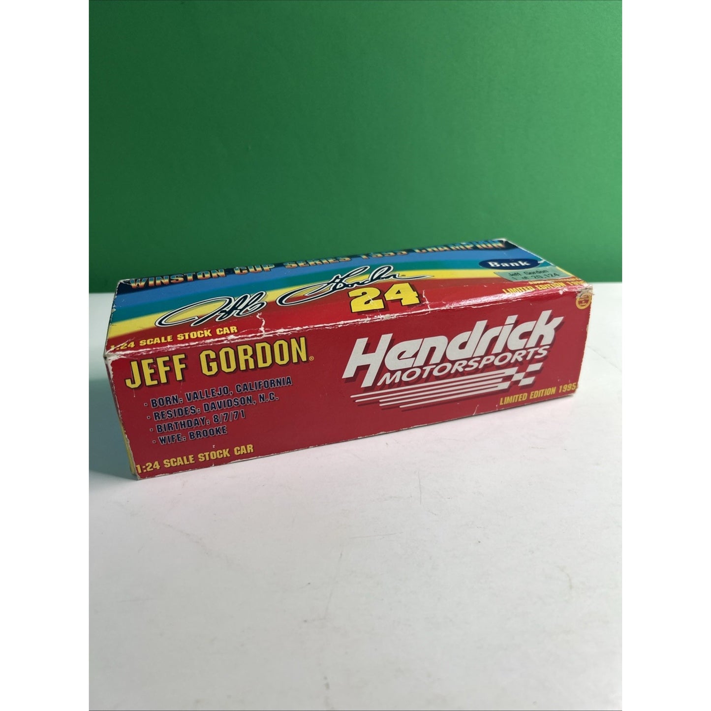 1995 Jeff Gordon Dupont Champion 1/20,124 Black Window Bank NASCAR Diecast