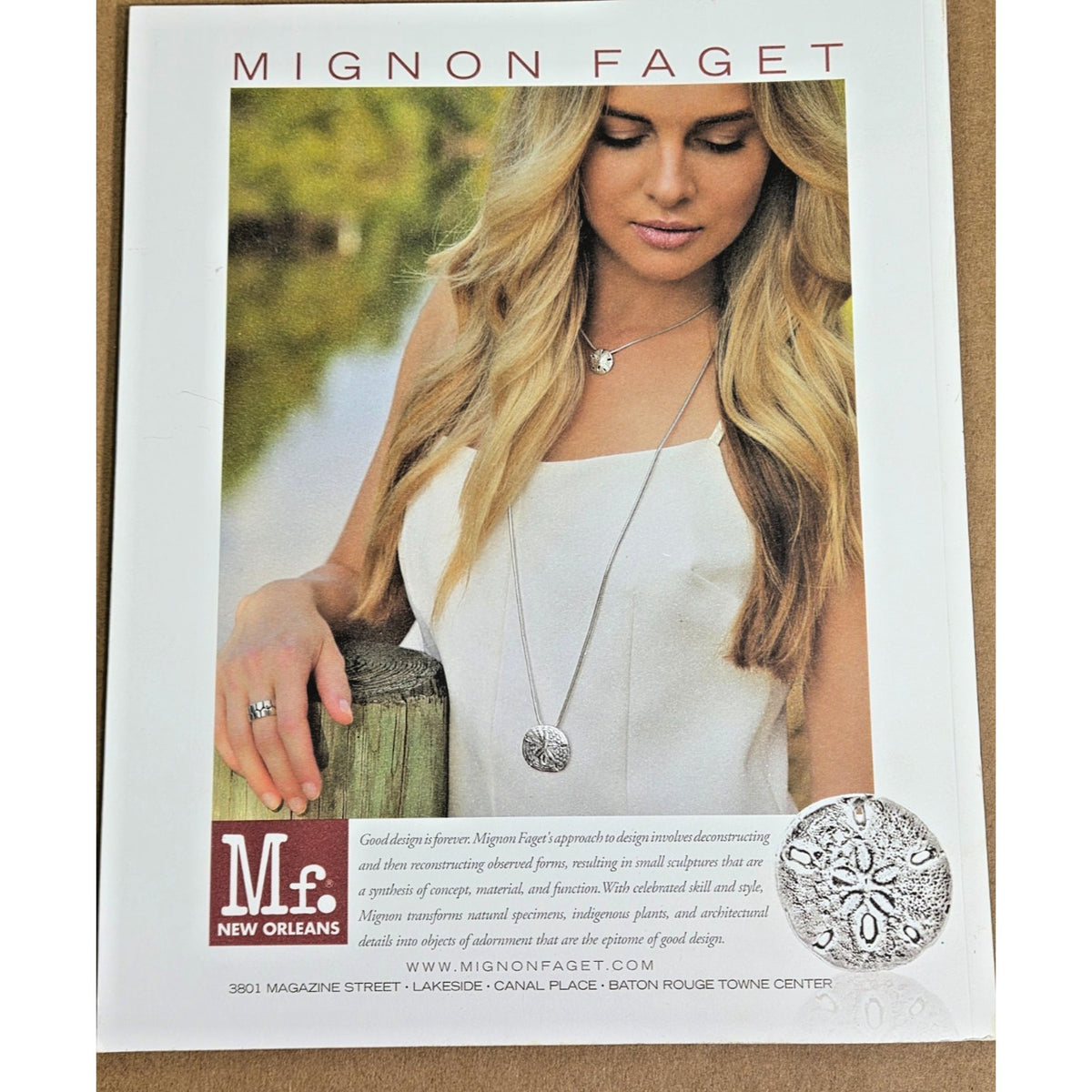 RARE Vol 1 Issue 1 Mignon Faget Fall/Winter 2016 Jewelry Catalog LockLink NOLA