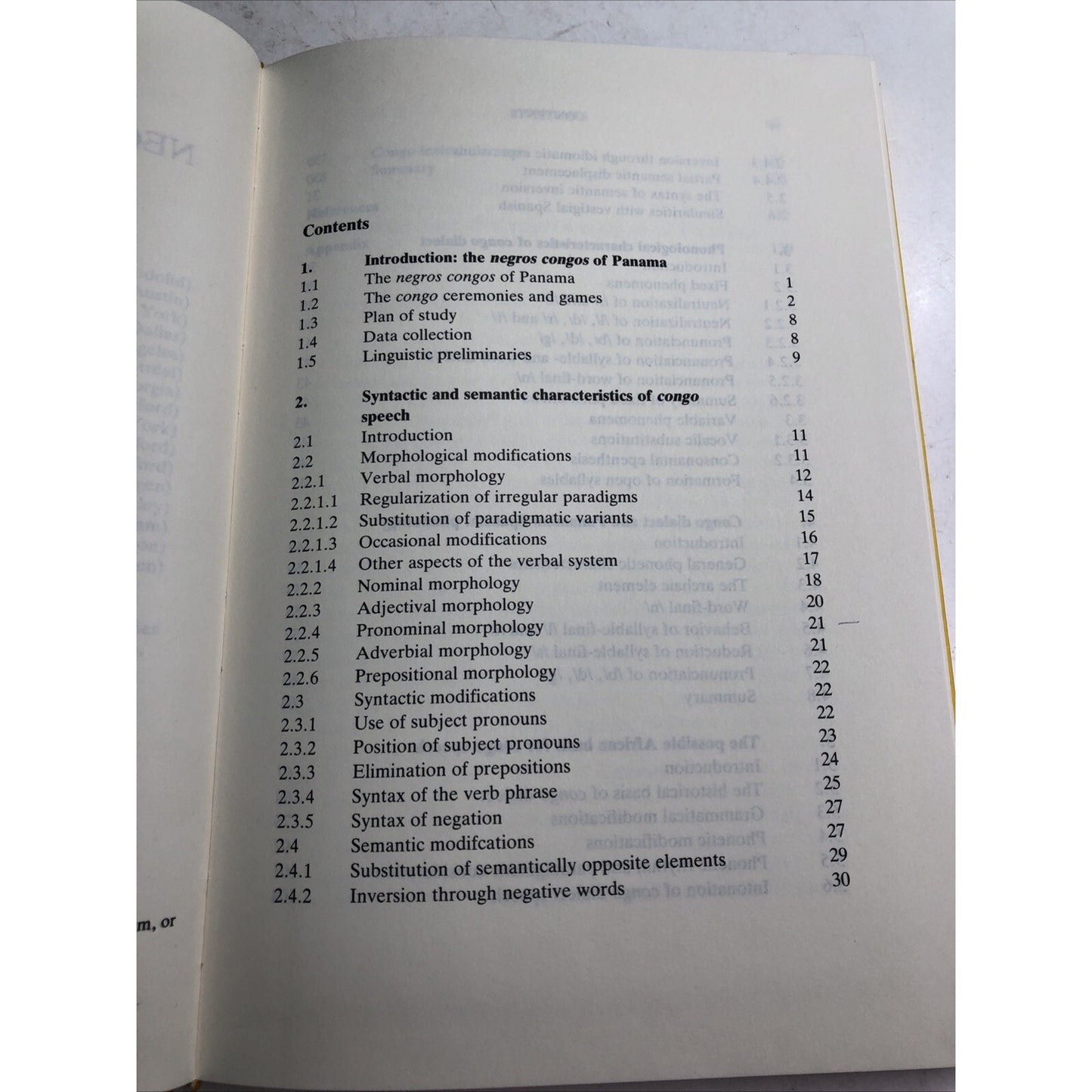 1989 HC The Speech Of Negros Congos Of Panama by John M. Lipski Creole Volume 4
