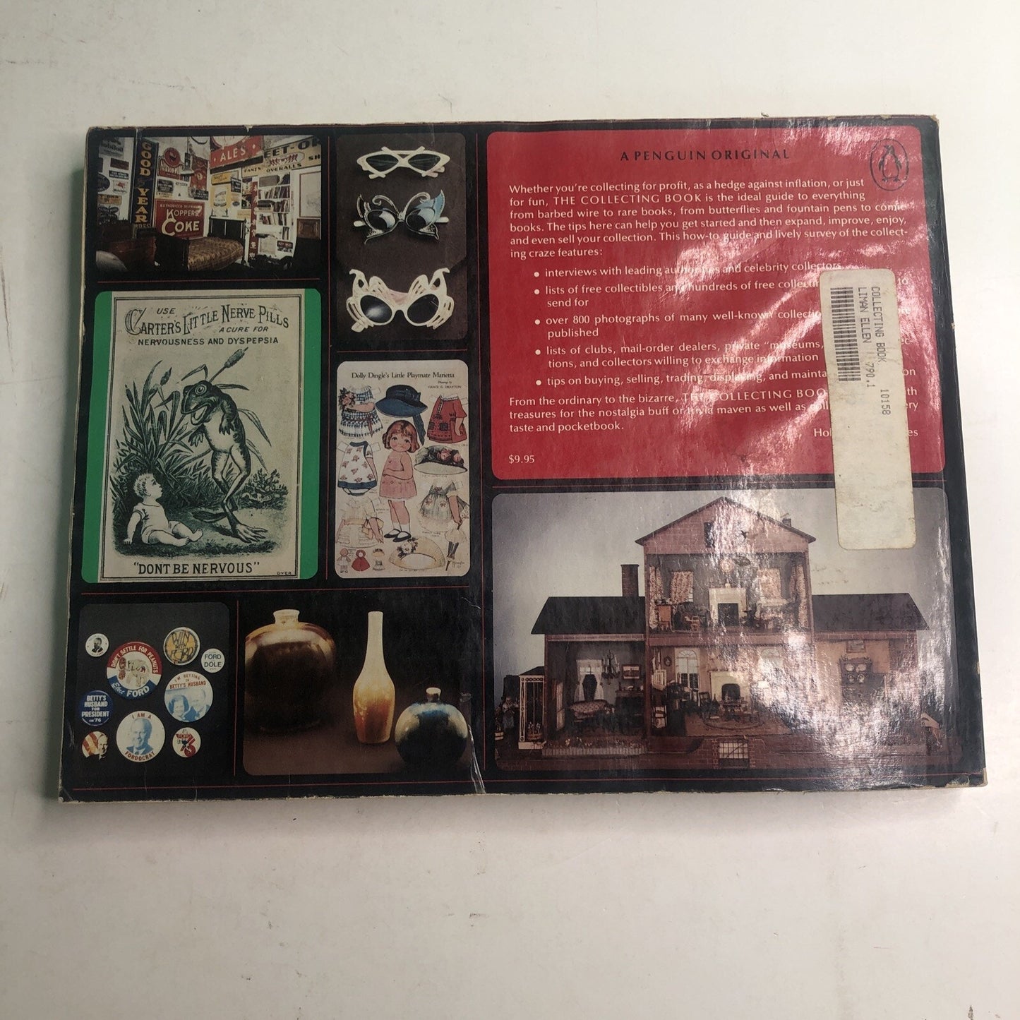 THE COLLECTING BOOK By Ellen Liman & Lewis Liman 1980 PB Illustrated Ex Library