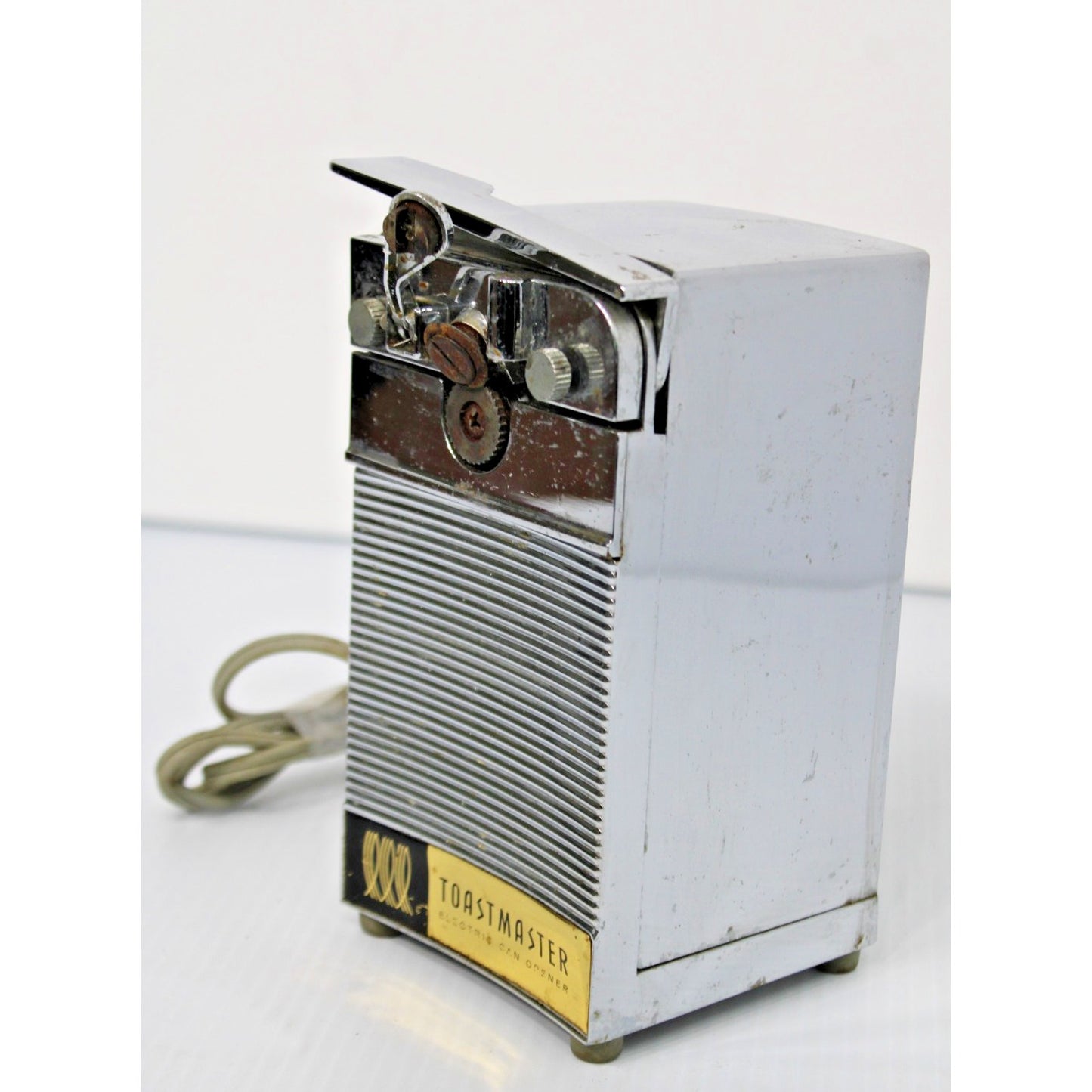 Vintage Chrome Mid-Century MCM Toastmaster Electric Can Opener #22A1- Working!