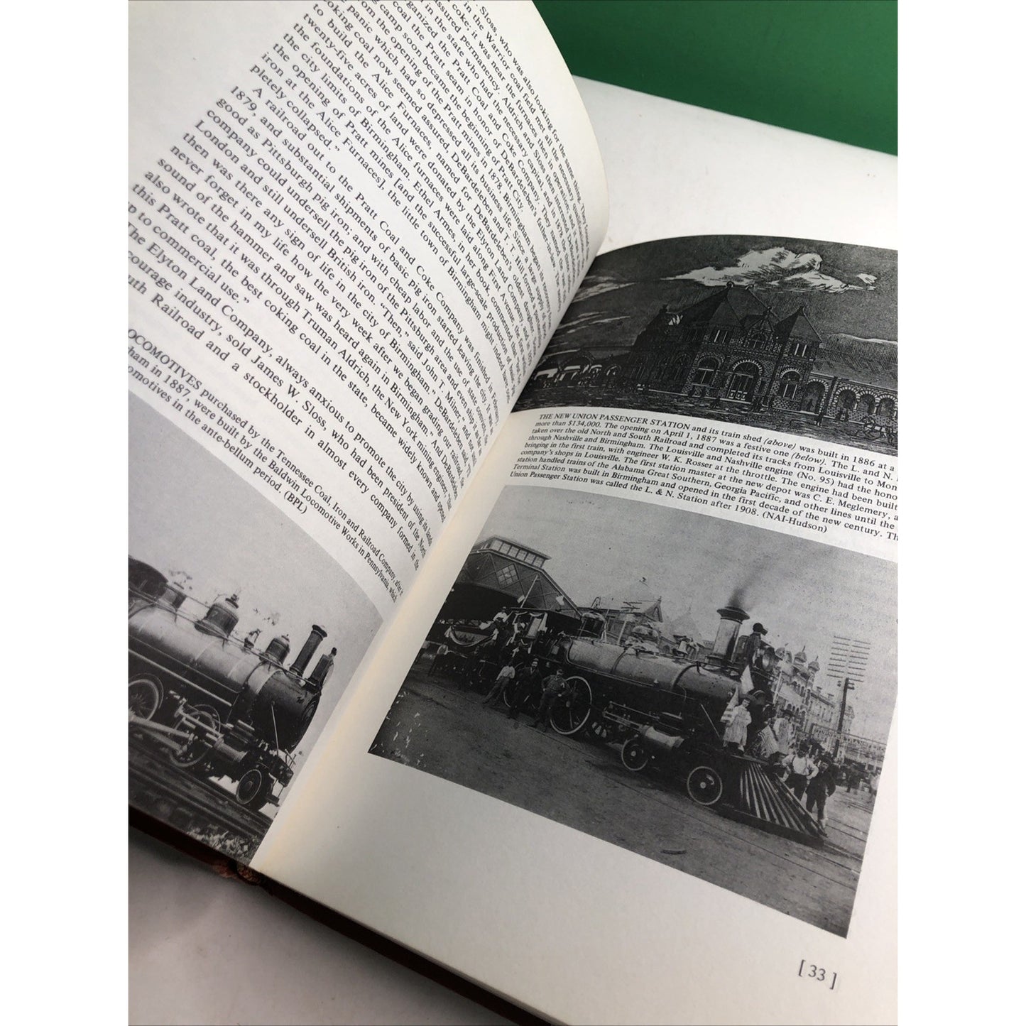 Yesterday's Birmingham by Malcolm C. McMillan Historical Book w/ Pictures 1975