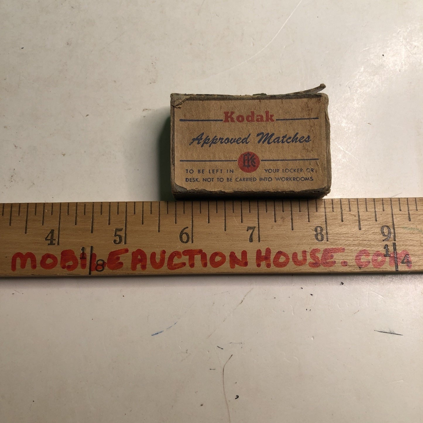 Vintage Original KODAK APPROVED MATCHES Box NOVELTY Altered Art