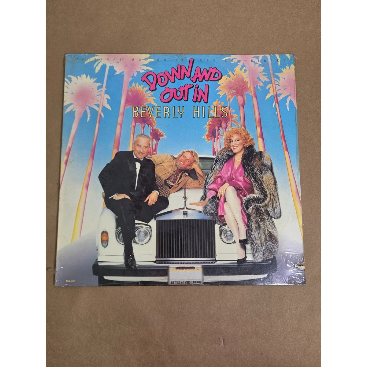 SEALED NOS Down and Out in Beverly Hills Movie Soundtrack Vinyl LP 1986 MCA-6160