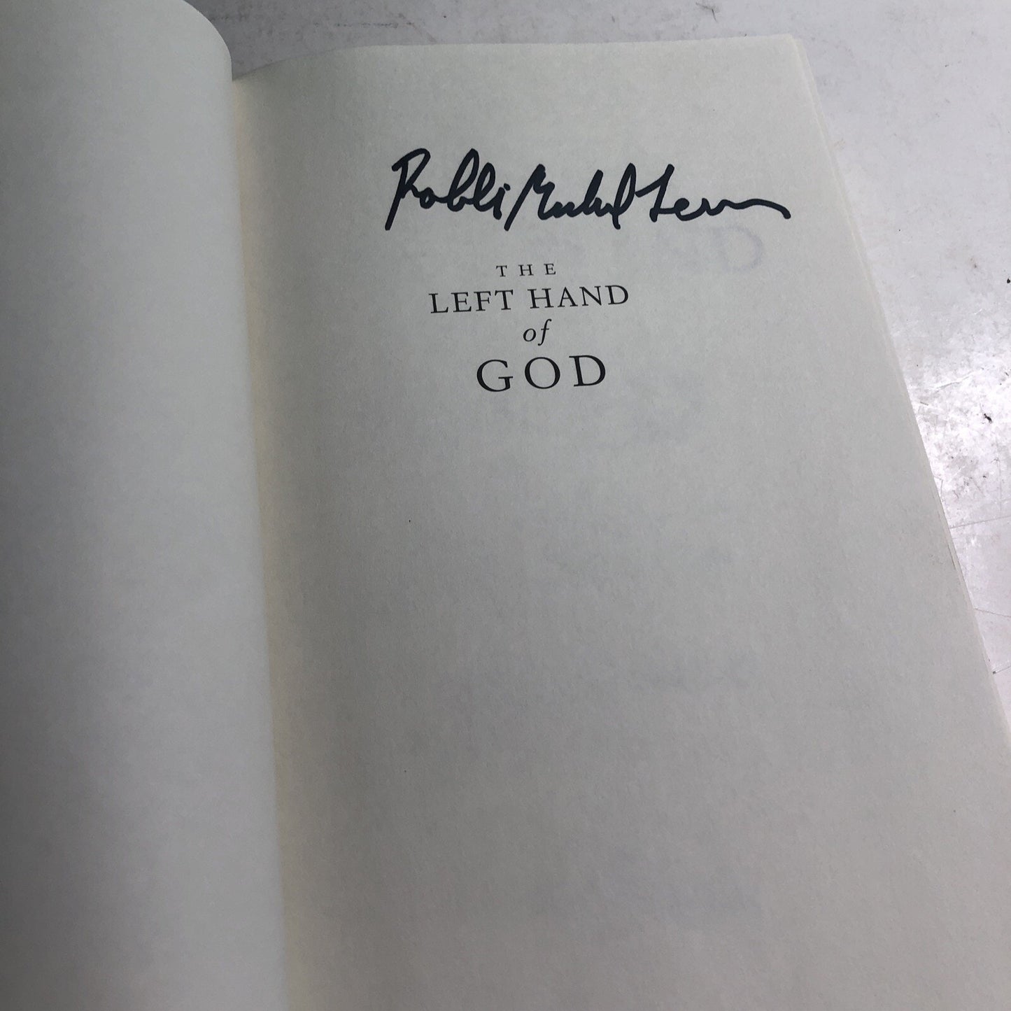 Left Hand of God Taking Back Our Country from the Right Michael Lerner SIGNED
