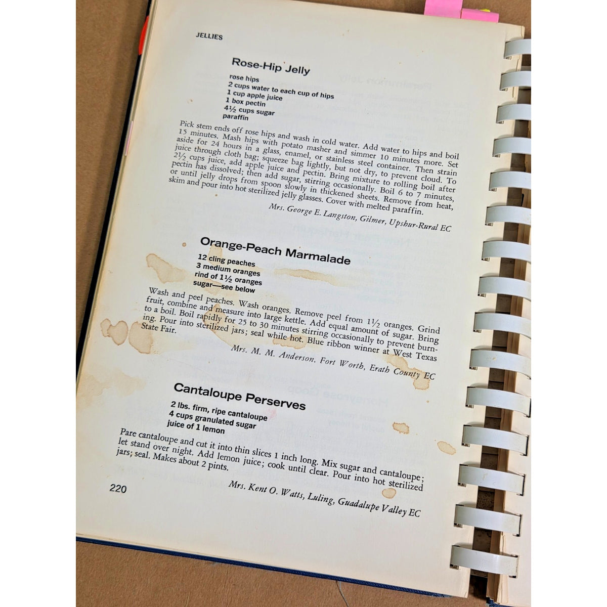 Vintage 1971 Typically Texas Cookbook - Rare 2nd Printing Rural Co-op Recipes
