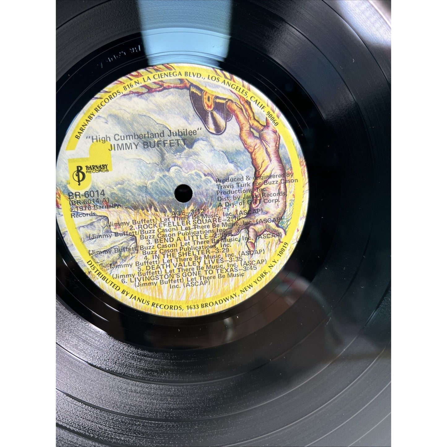 Jimmy Buffett High Cumberland Jubilee LP 1976 BARNABY BR 6014 Album Record