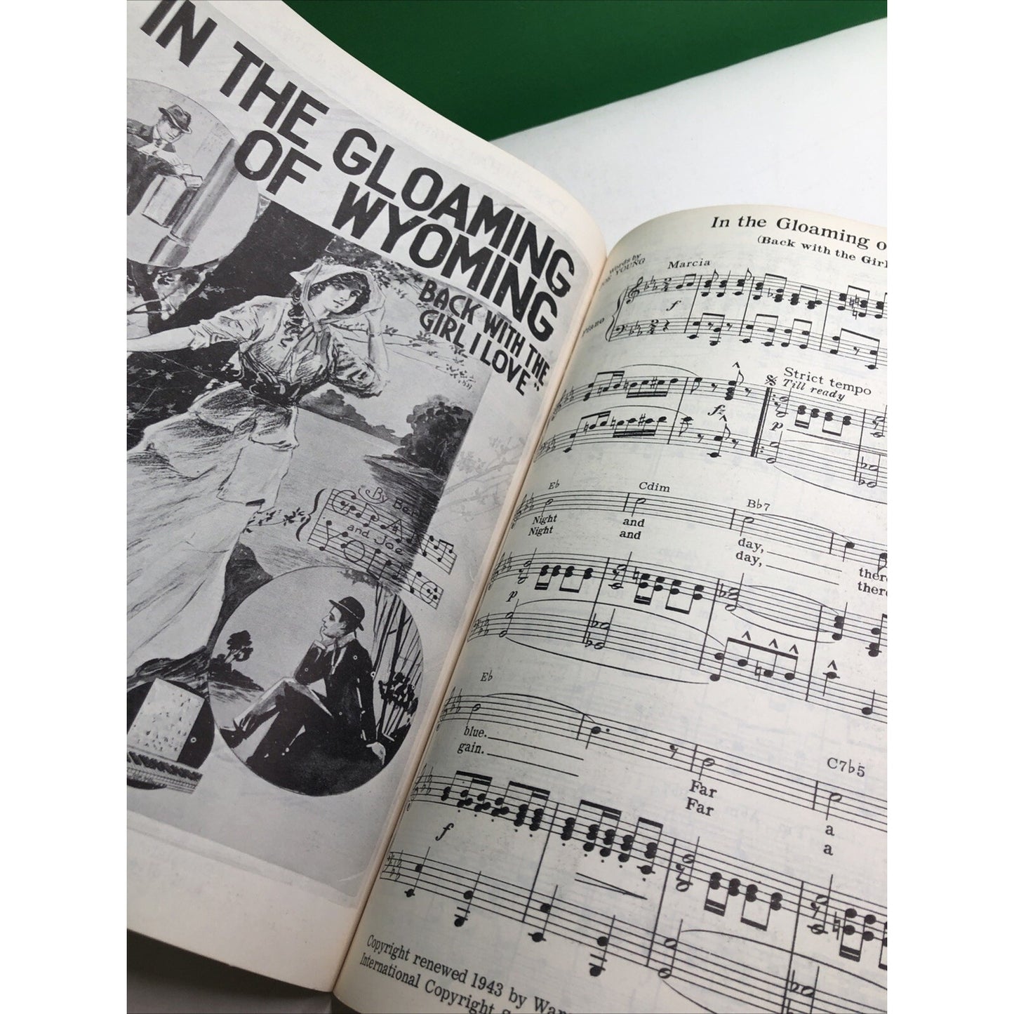 Music Book Golden 40 Book Of English Music Hall & Vaudeville Songs Vintage