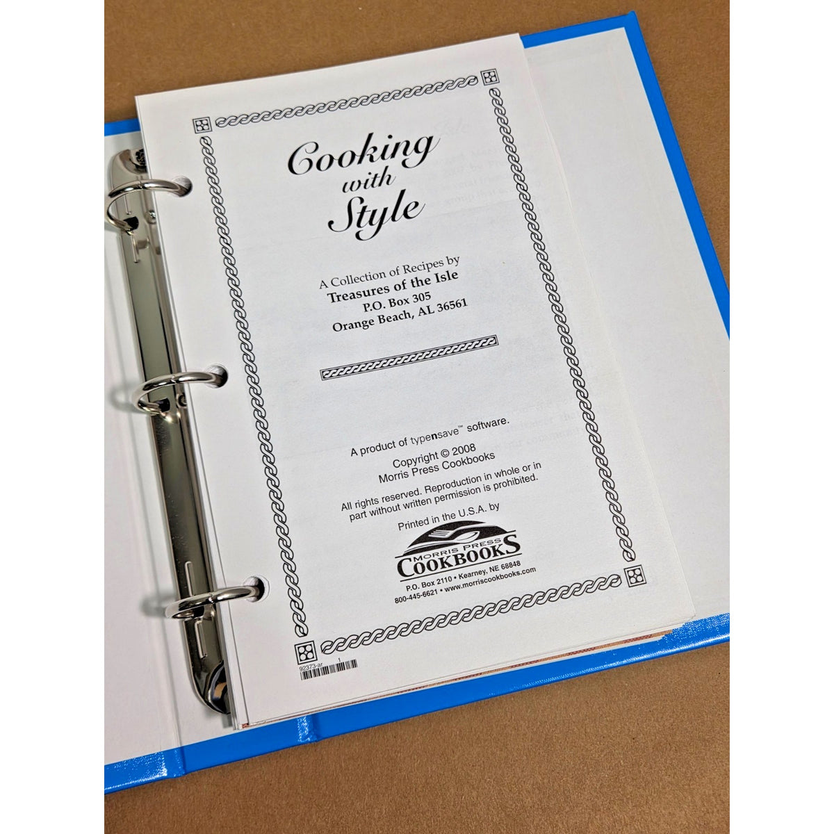 2008 Treasures of the Isle Mardi Gras Cookbook - Orange Beach AL Coastal Recipes