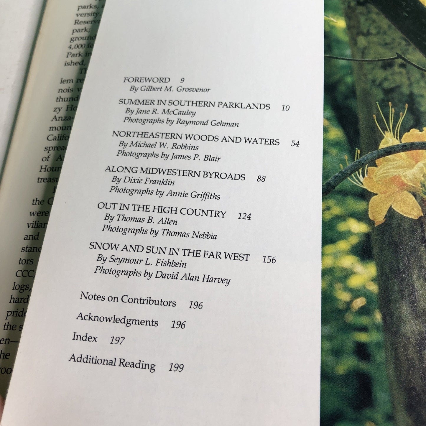 America's Outdoor Wonders State Parks Sanctuaries National Geographic HC DJ 1987