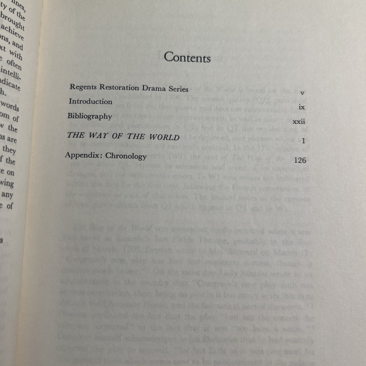 The Way of the World Restoration Drama Regents PB by William Congreve 1965