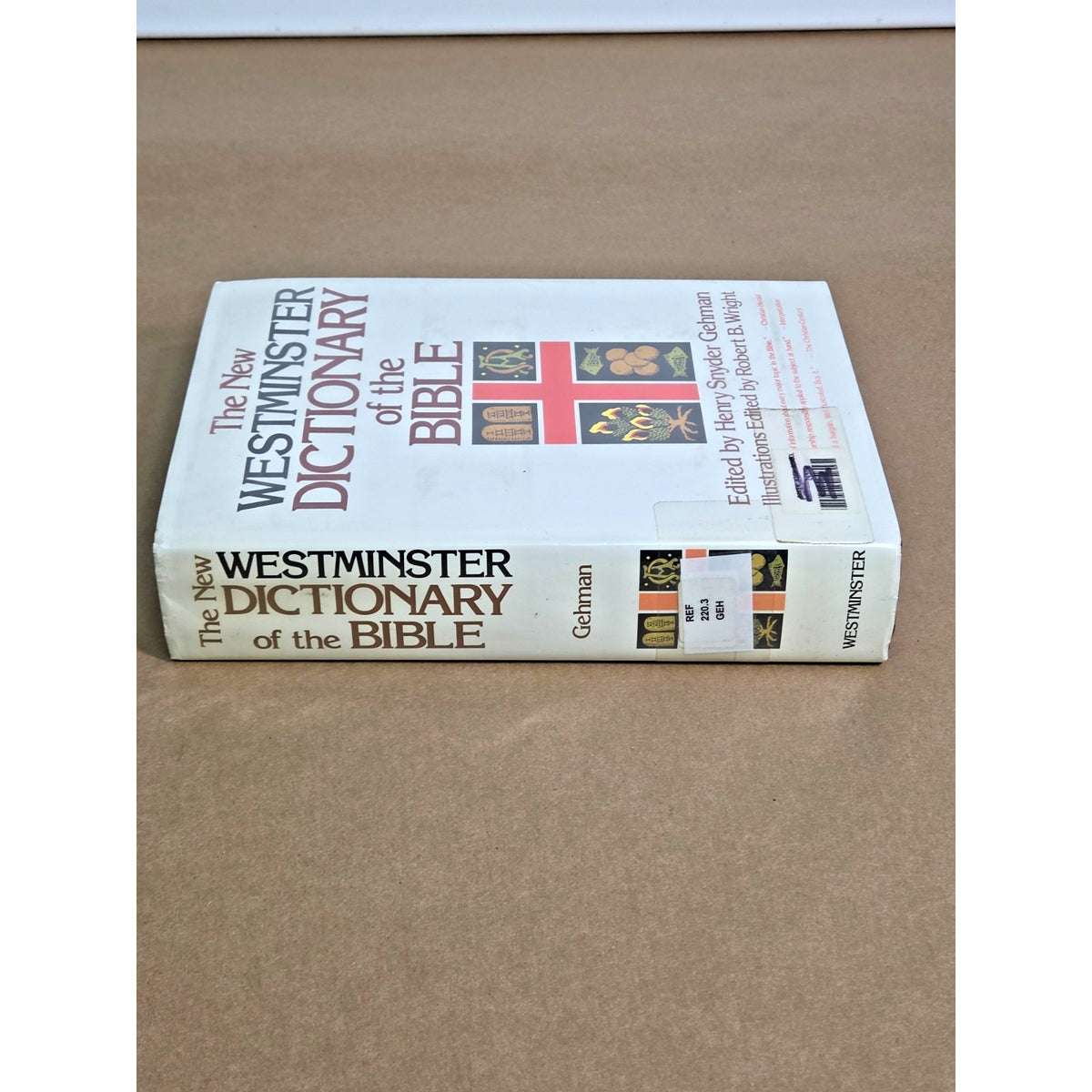 1970 New Westminster Dictionary of the Bible - Thumb-Indexed Illustrated