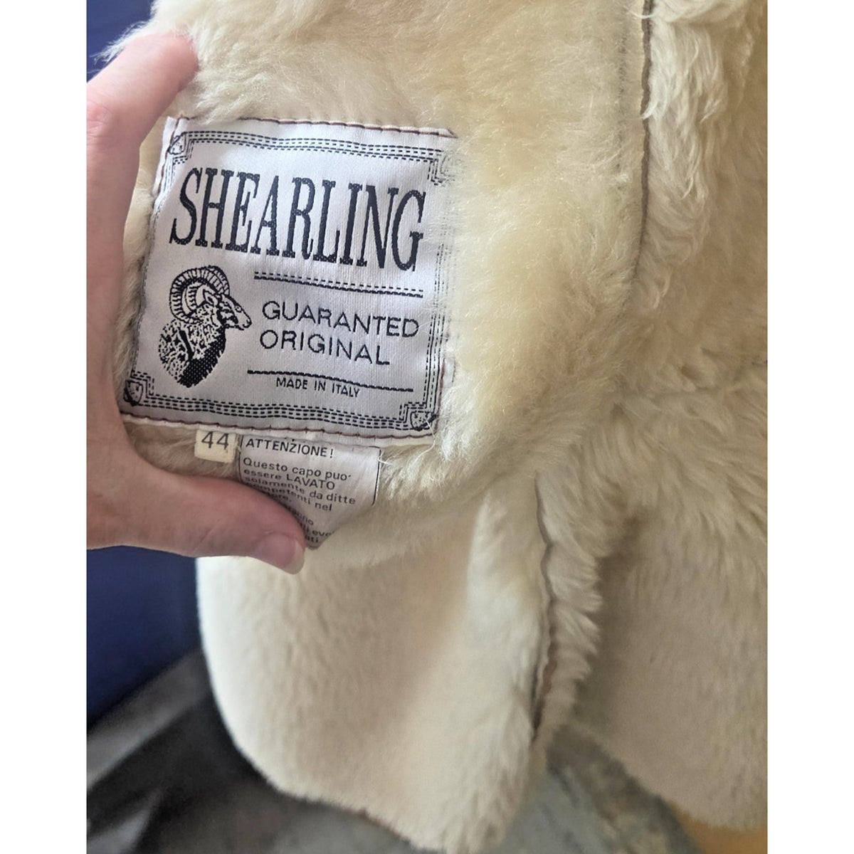 Vintage Italian Shearling Hooded Coat | Real Leather & Wool | US 8 / IT 44