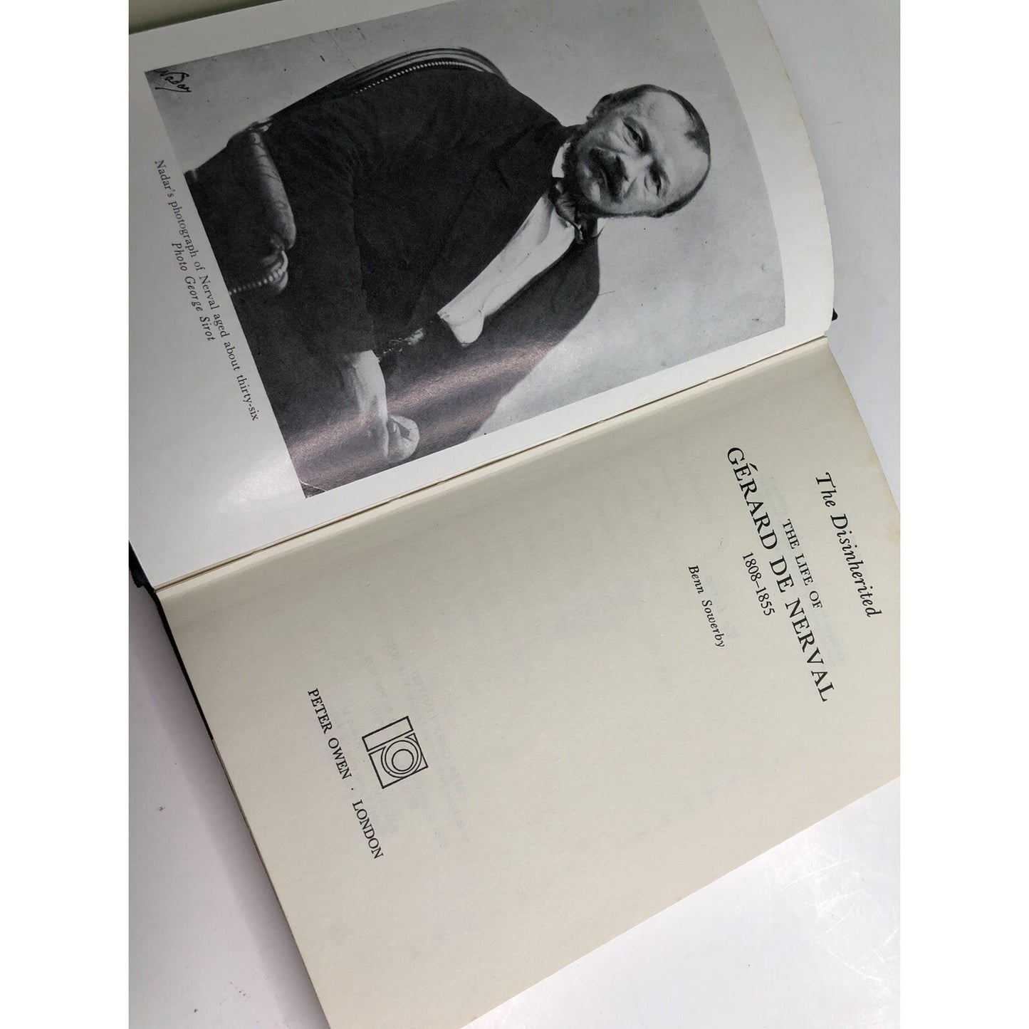 1973 The Disinherited The Life Of Gerard De Nerval By Benn Sowerby Hardcover DJ