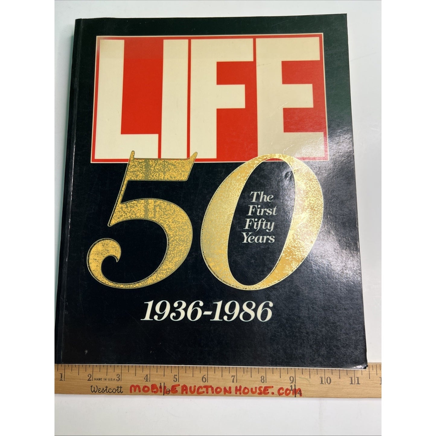 LIFE "The First 50 Years 1936~1986" Soft Cover Black Little Brown & Co 319pgs￼￼