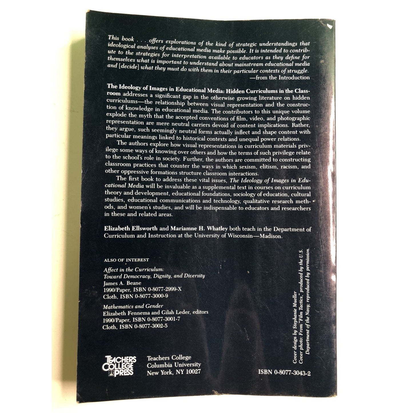 1990 The Ideology Of Images In Educational Media By Ellsworth & Whatley PB