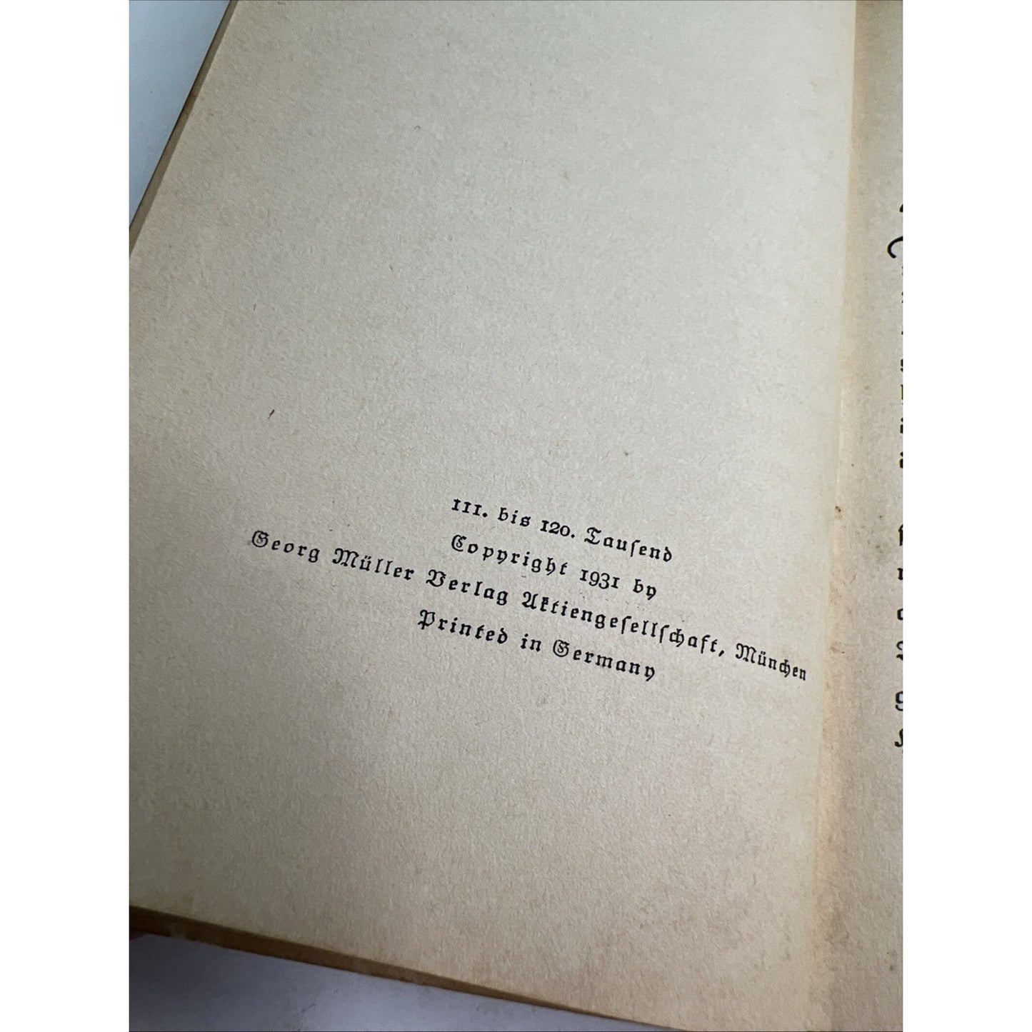 1931 German Book “The Veil” by Emil Straub ExLibrary Hardcover
