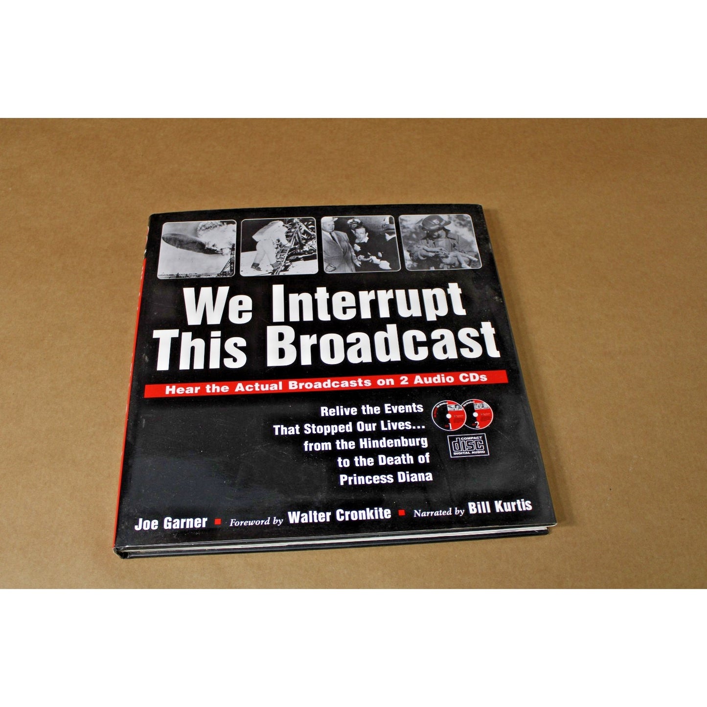 We Interrupt This Broadcast Book and CDs, Joe Garner, Walter Cronkite, 1998