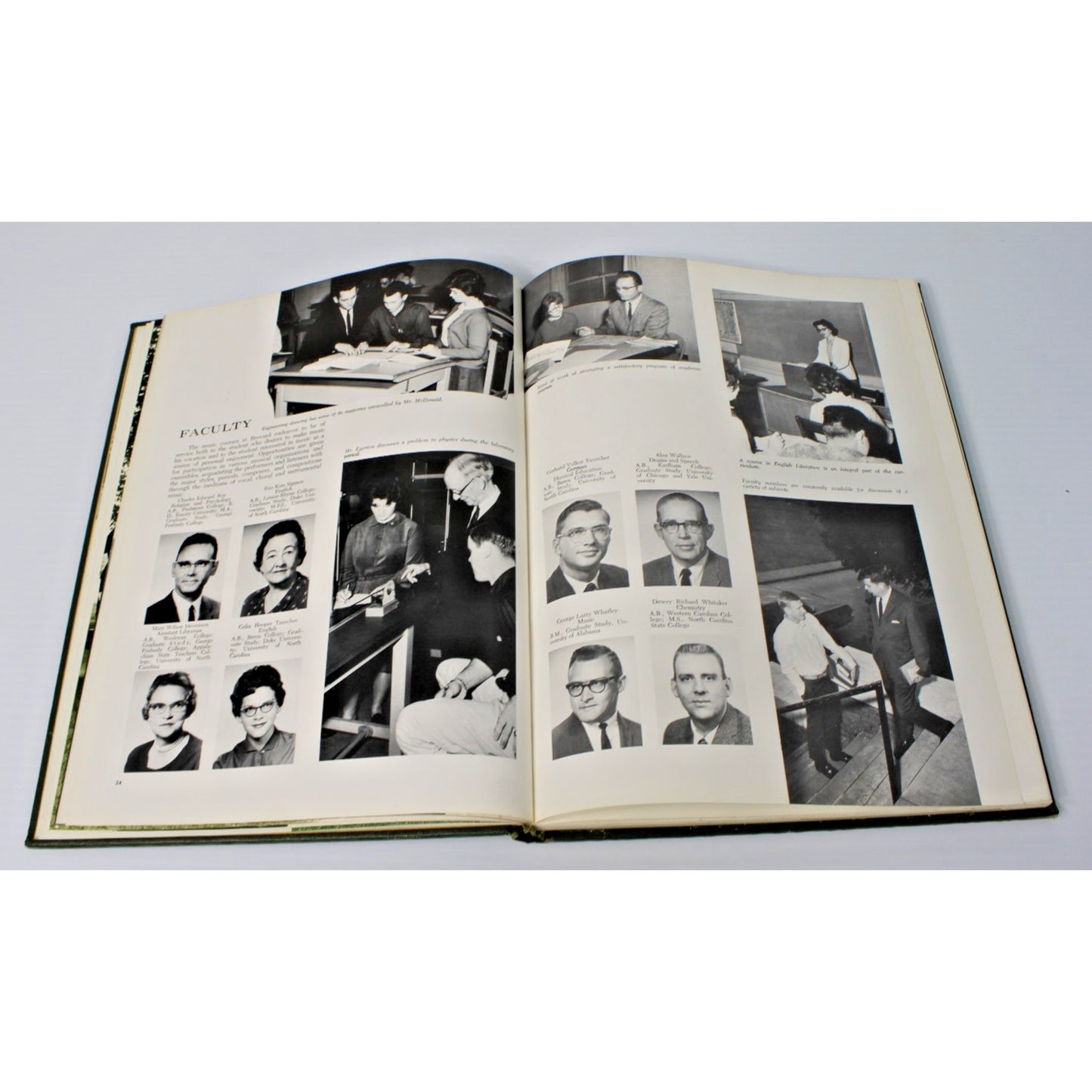 Vintage 1964 Brevard College Yearbook, Pertelote- Brevard, North Carolina