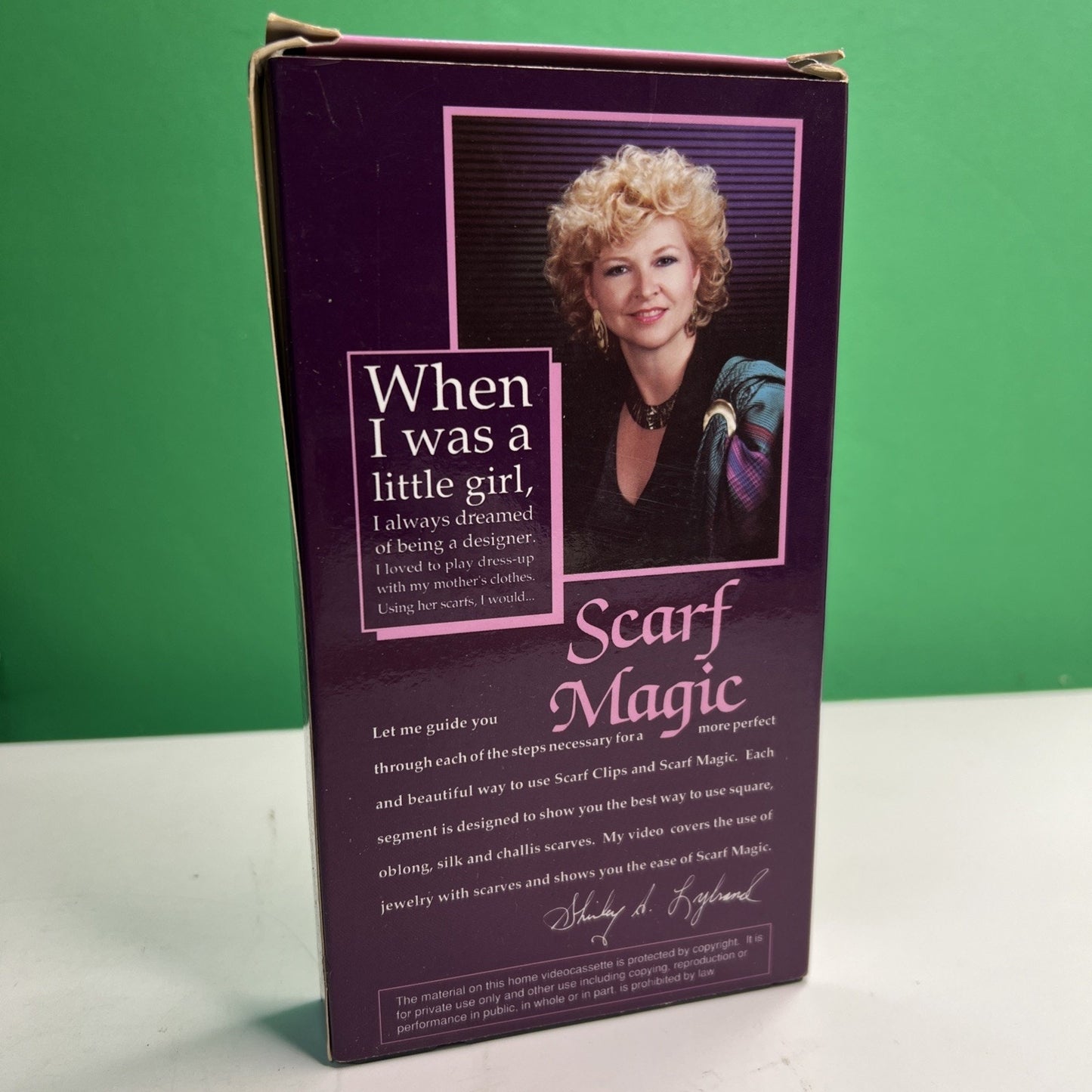 The Magic of Scarf Tying with Shirley Lybrand — VHS Video Cassette (Brand New)
