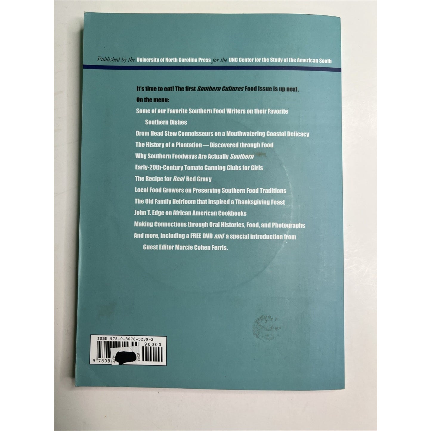 Southern Cultures Magazine Fall 2009 Vol 15 Number 3 MUSIC University NC Press